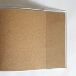 A5L PVC Book Cover Clear 140mic 10 pack